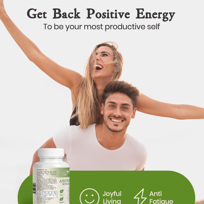 Spring Way Organic Ashwagandha with Black Pepper - 60 Capsules