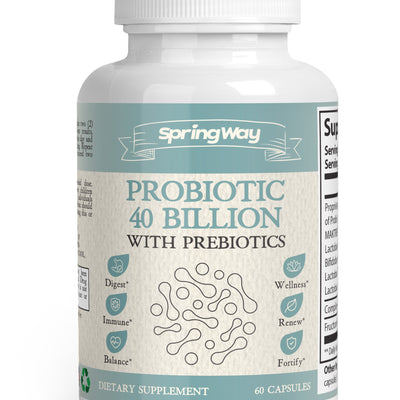 Probiotic 40 Billion with Prebiotics