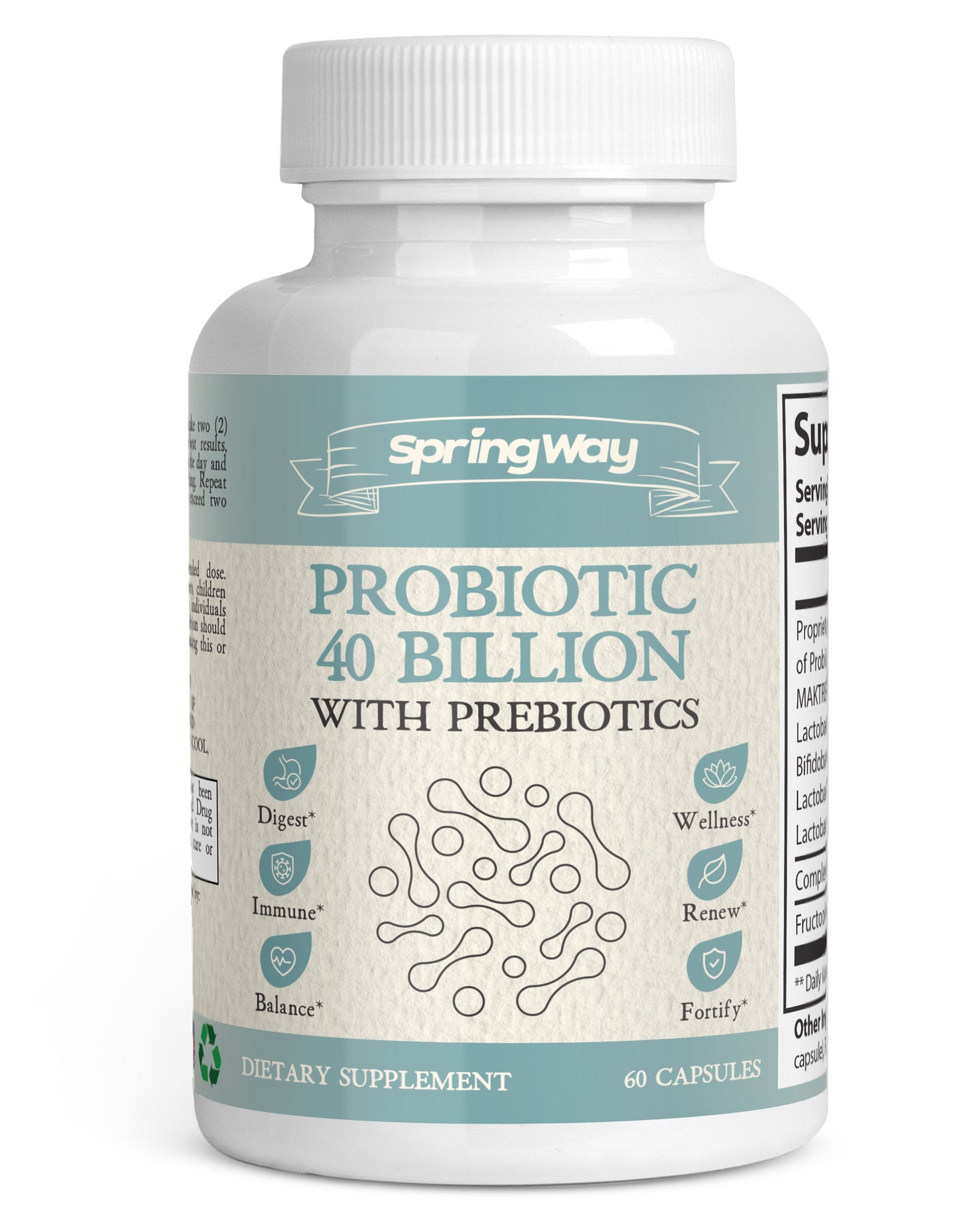 Probiotic 40 Billion with Prebiotics